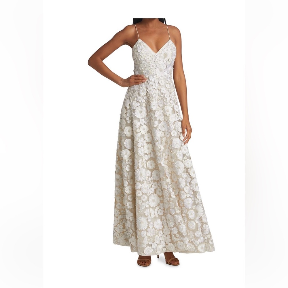 Alice + Olivia Domenica Embellished Gown